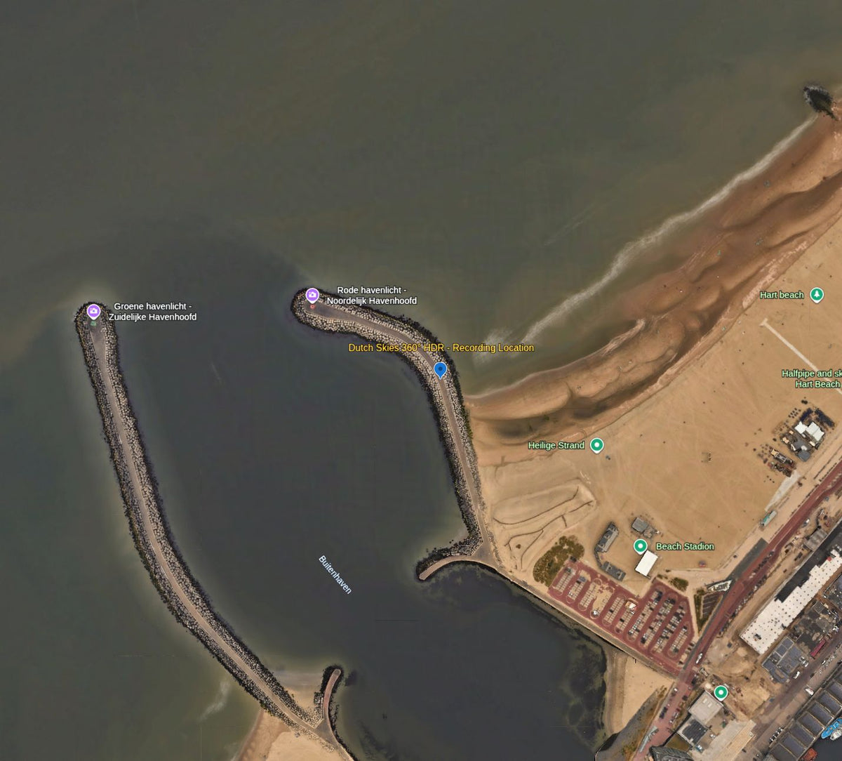 Dutch Skies 360° - Recording Location - © Bob Groothuis - Dutch Skies 360° - Scheveningen